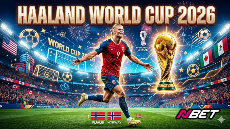 Haaland World Cup 2026 – Cỗ máy ghi bàn Na Uy đặt mục tiêu vua phá lưới
