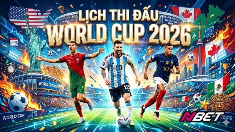 Lịch thi đấu World Cup 2026 – Đầy đủ tất cả các vòng từ bảng đến chung kết