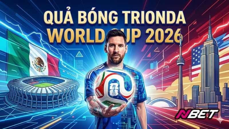 Quả bóng Trionda World Cup 2026 – Thiết kế công nghệ Adidas đỉnh cao