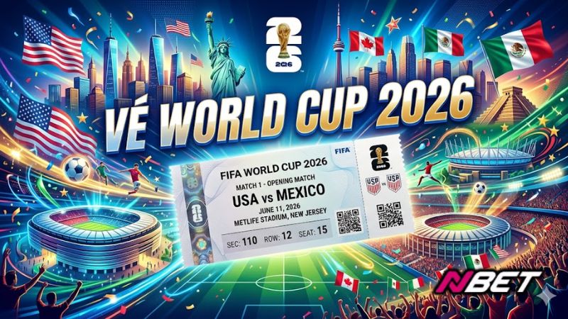 Vé World Cup 2026 – Hướng dẫn mua vé và giá vé chi tiết từng vòng