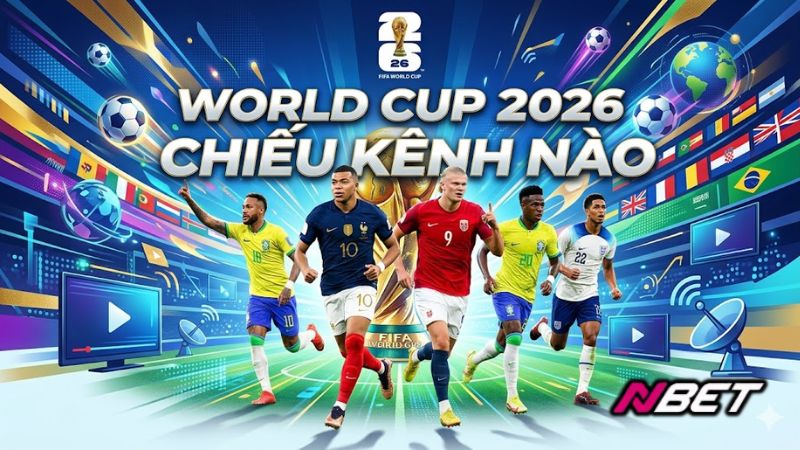 World Cup 2026 chiếu kênh nào – Danh sách đài phát sóng có bản quyền