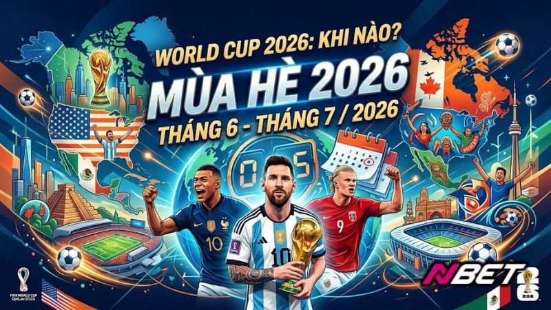 World Cup 2026 khi nào – Lịch khai mạc và thời gian thi đấu chính thức